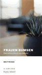 Mobile Screenshot of frauenbumsen.com
